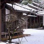 雪景色の鹿児島です